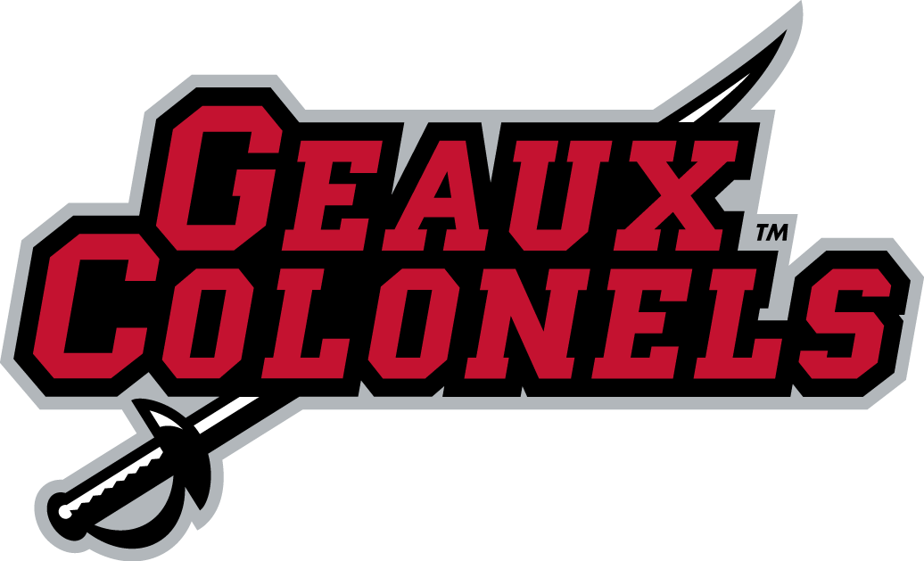 Nicholls State Colonels 2009-Pres Wordmark Logo 04 iron on paper